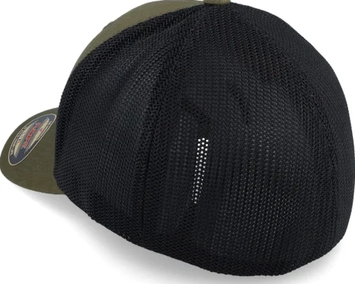 Recycled Mesh Trucker Olive/Black Flexfit - Flexfit