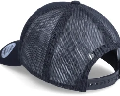 Red Deer Logo Black Trucker - Hunter
