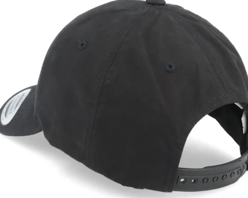Red Deer Logo Waxed Black Adjustable - Hunter