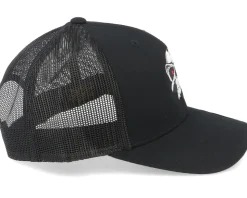 Red Eye Skull Black Trucker - Iconic