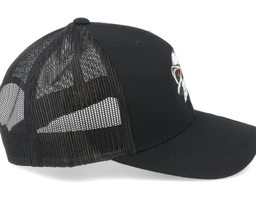 Red Eye Skull Black Trucker - Iconic