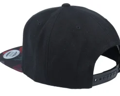 Red Lipstick Kiss Black/Rose Snapback - Iconic