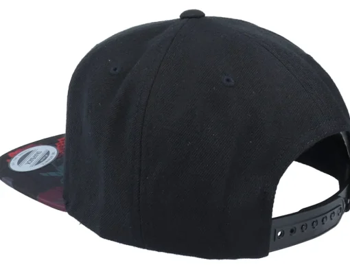 Red Lipstick Kiss Black/Rose Snapback - Iconic