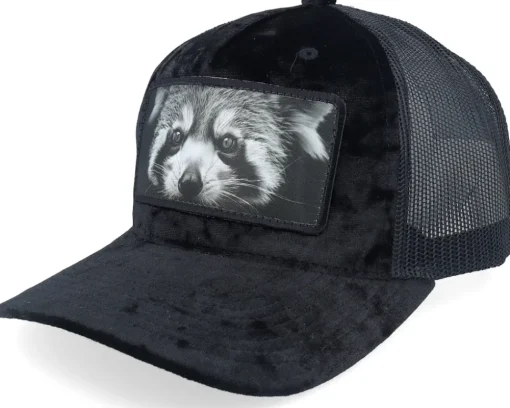 Red Panda Big Patch Velvet Green/Ivory Trucker - Calza Pennello