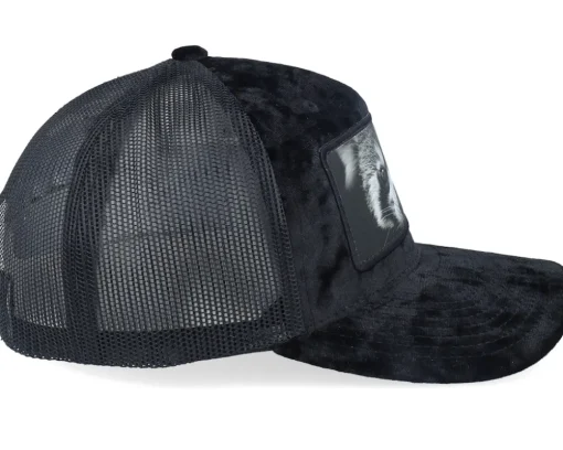 Red Panda Big Patch Velvet Green/Ivory Trucker - Calza Pennello