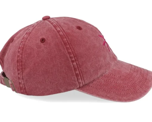 Red Sun Logo Red Dad Cap - Salty Soul