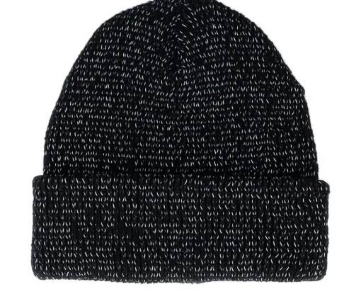 Reflective Fluorescent Yellow Cuff Blank Beanie - Beechfield