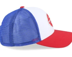 Reindeer Patch Cap White/Red/Blue Trucker - SQRTN