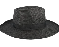 Reno Black/Black Straw Hat - Brixton