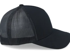 Retro Black A-Frame Trucker - Yupoong