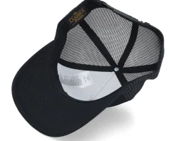 Retro Black A-Frame Trucker - Yupoong