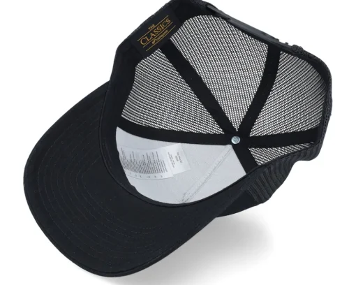 Retro Black A-Frame Trucker - Yupoong