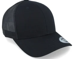Retro Black Trucker - Yupoong