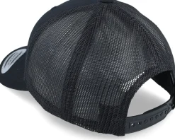 Retro Black Trucker - Yupoong