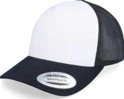 Retro Black/White/Black Trucker - Yupoong