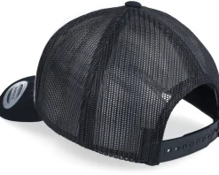 Retro Black/White/Black Trucker - Yupoong