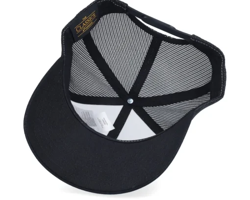 Retro Black/White/Black Trucker - Yupoong