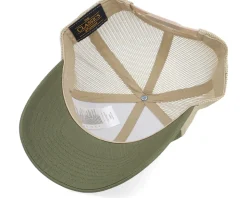 Retro Cap 2-Tone Moss Green/Khaki Trucker - Yupoong