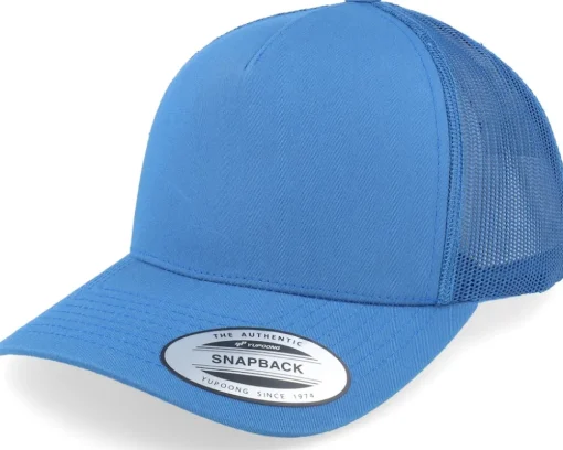 Retro Cobalt A-Frame Trucker - Yupoong
