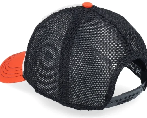 Retro Fishing Logo 111 Tri Stone/Black/Orange Trucker - Skillfish
