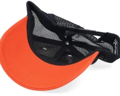 Retro Fishing Logo 111 Tri Stone/Black/Orange Trucker - Skillfish