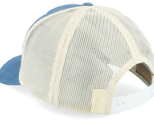 Retro Fishing Logo Bachelor Legion Blue/Sand/Cream Trucker - Skillfish