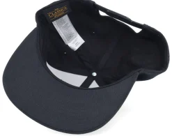 Retro Fishing Logo Black Snapback - Skillfish