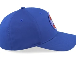 Retro Fishing Logo Wooly Combed Royal Flexfit - Skillfish