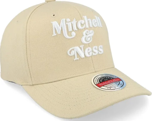 Retro Logo Classic Red Khaki Adjustable - Mitchell & Ness