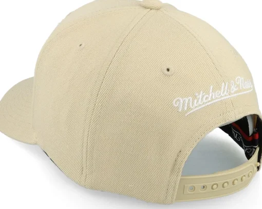 Retro Logo Classic Red Khaki Adjustable - Mitchell & Ness