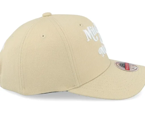 Retro Logo Classic Red Khaki Adjustable - Mitchell & Ness