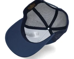 Retro Navy A-Frame Trucker - Yupoong