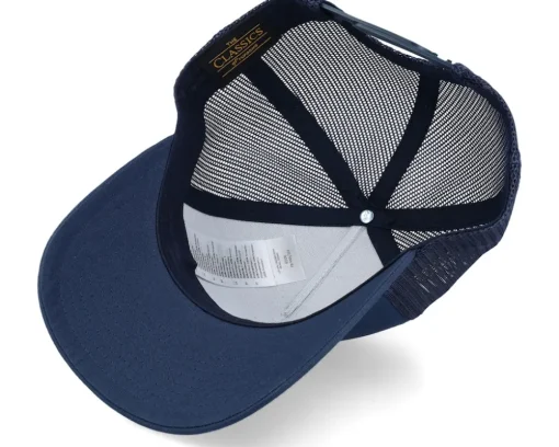 Retro Navy A-Frame Trucker - Yupoong