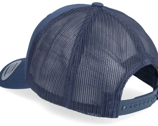 Retro Navy Trucker - Yupoong
