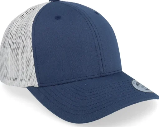 Retro Navy/Silver Trucker - Yupoong