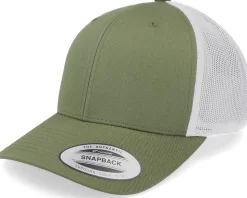 Retro OIive/White Trucker - Yupoong
