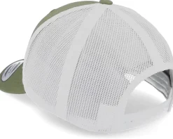 Retro OIive/White Trucker - Yupoong