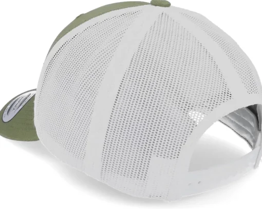 Retro OIive/White Trucker - Yupoong