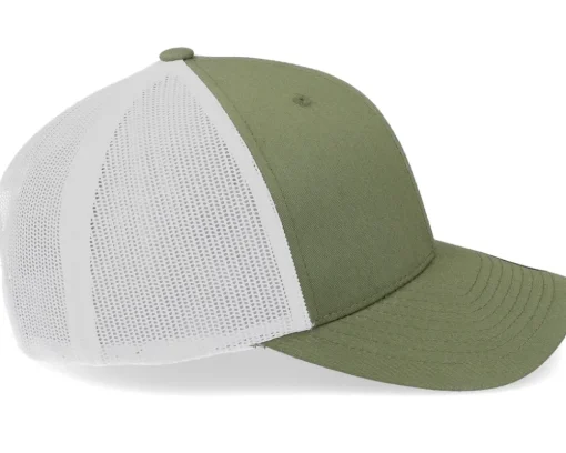Retro OIive/White Trucker - Yupoong