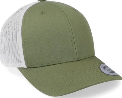 Retro OIive/White Trucker - Yupoong