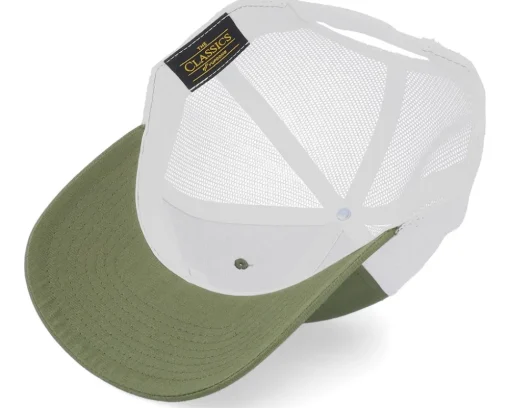 Retro OIive/White Trucker - Yupoong