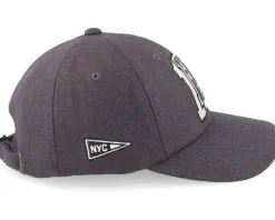Retro Patch Wool Blend Cap Anthracite Adjustable - Karl Kani