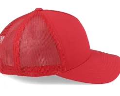 Retro Red A-Frame Trucker - Yupoong