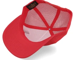 Retro Red A-Frame Trucker - Yupoong