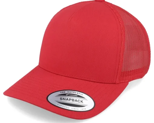 Retro Red A-Frame Trucker - Yupoong
