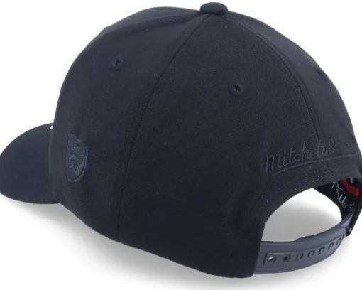Retro Script 3D Logo Black 110 Adjustable - Bearded Man