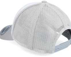 Retro Silver/White/Silver Trucker - Yupoong