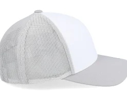Retro Silver/White/Silver Trucker - Yupoong