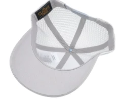 Retro Silver/White/Silver Trucker - Yupoong
