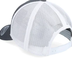Retro 2-Tone Dark Grey/White A-Frame Trucker - Yupoong